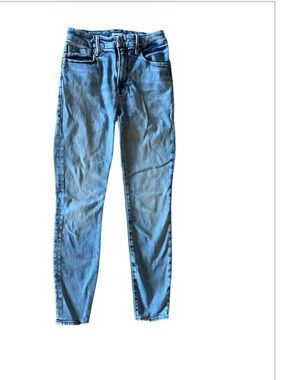 Good American Light Wash High-Rise Skinny Jeans